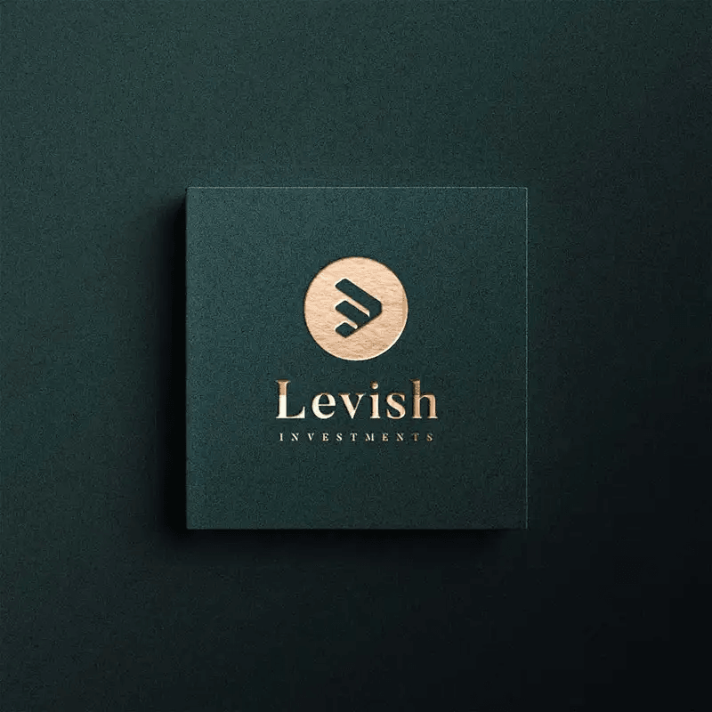 Levish Investments luxury logo design