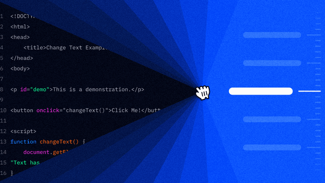 Split-screen showing a skeleton table of contents component with code to the left and a preview of the component to the right