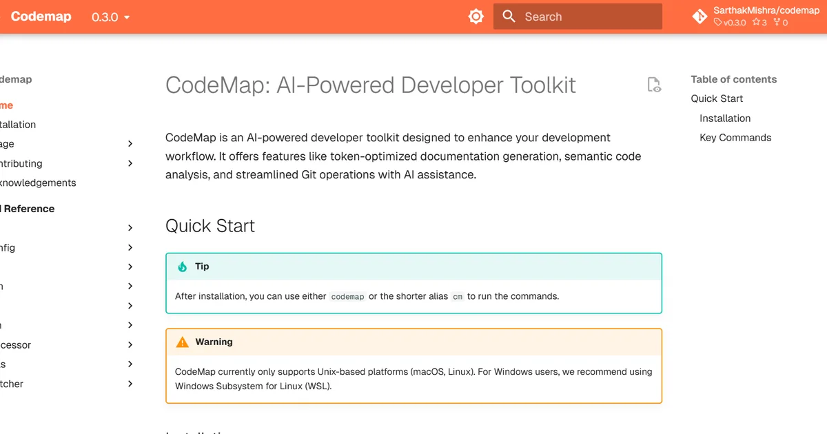 Codemap - Sarthak Mishra